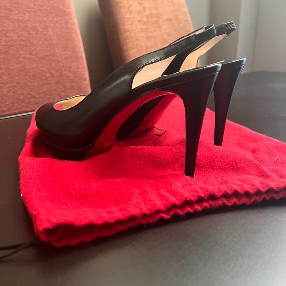 Christian Louboutin Platform Slingbacks, used - Picture 5 of 7